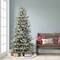 7.5ft. Pre-Lit Mountain View Spruce Artificial Christmas Tree, Clear LED Lights